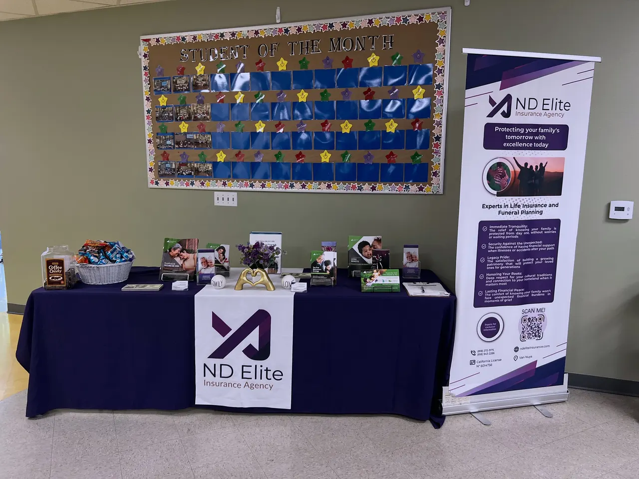 ND Elite Insurance Agency — event booth