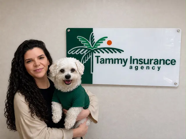 Tammy Insurance Agency — in the office
