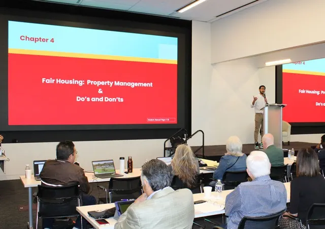 Rafail Insurance Agency — giving a talk