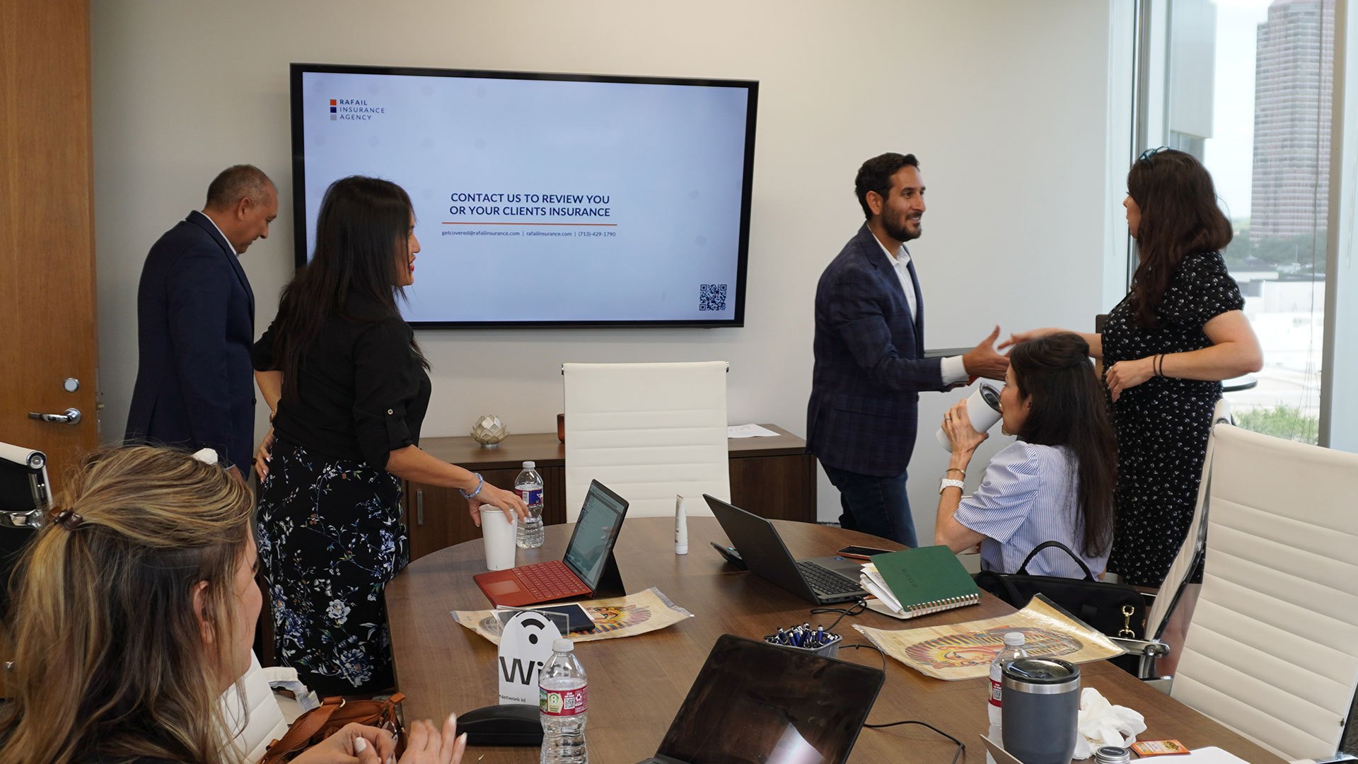 Rafail Insurance Agency — company meeting
