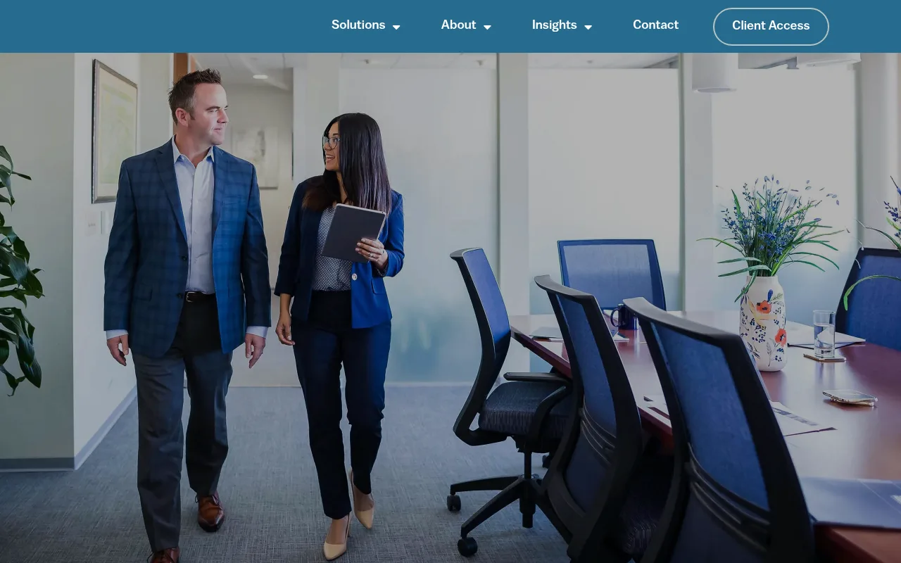 Cavignac website homepage, San Diego, CA