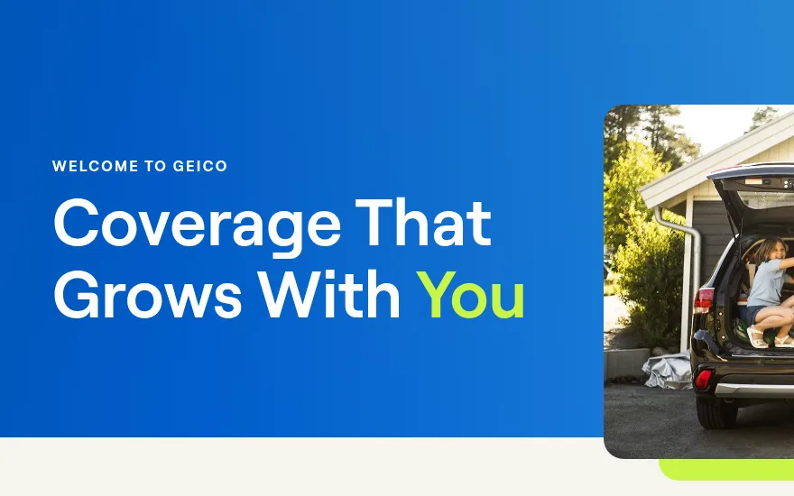 GEICO website homepage, Chevy Chase, MD
