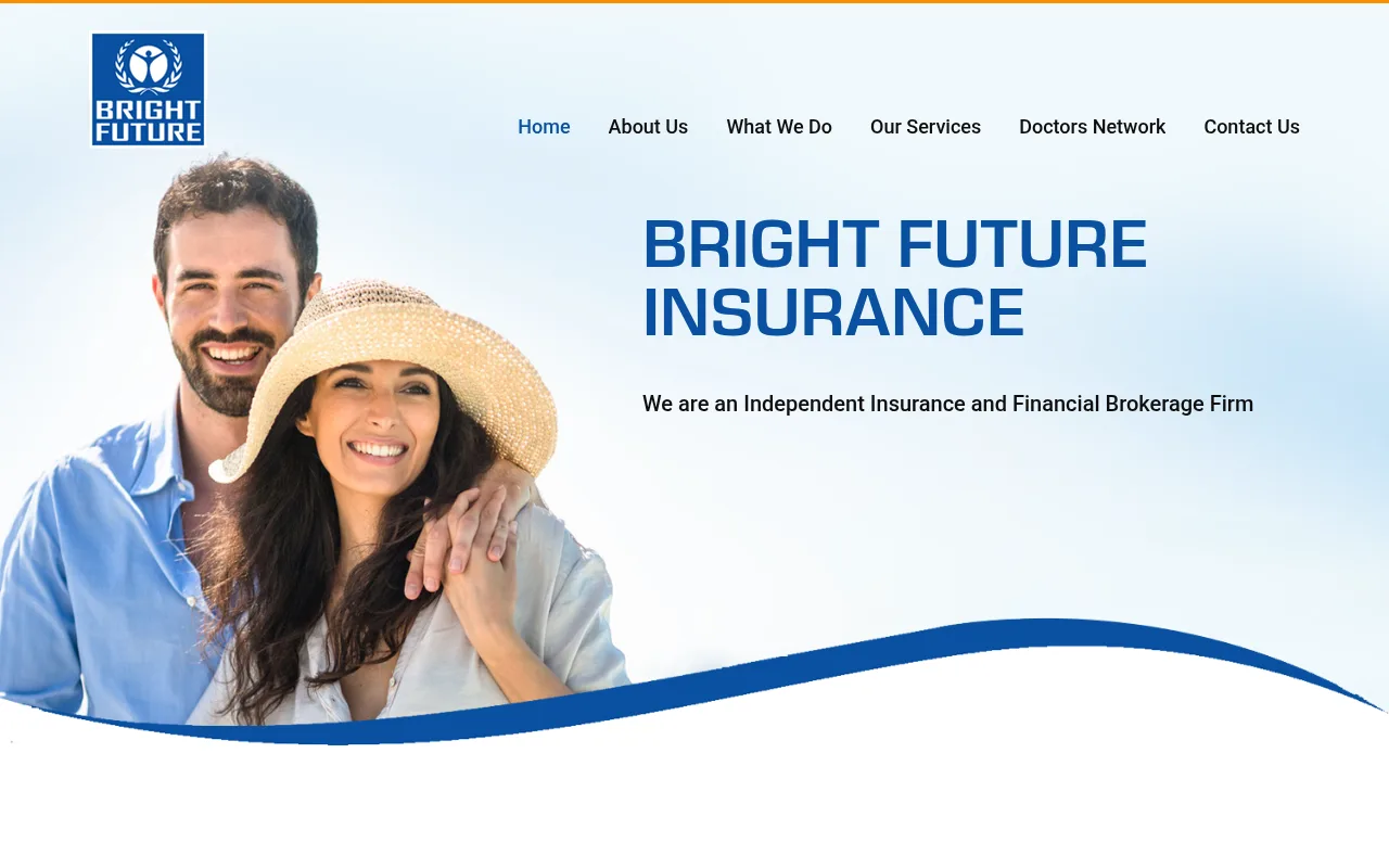 Bright Future Insurance Corporation website homepage, Hallandale Beach, FL