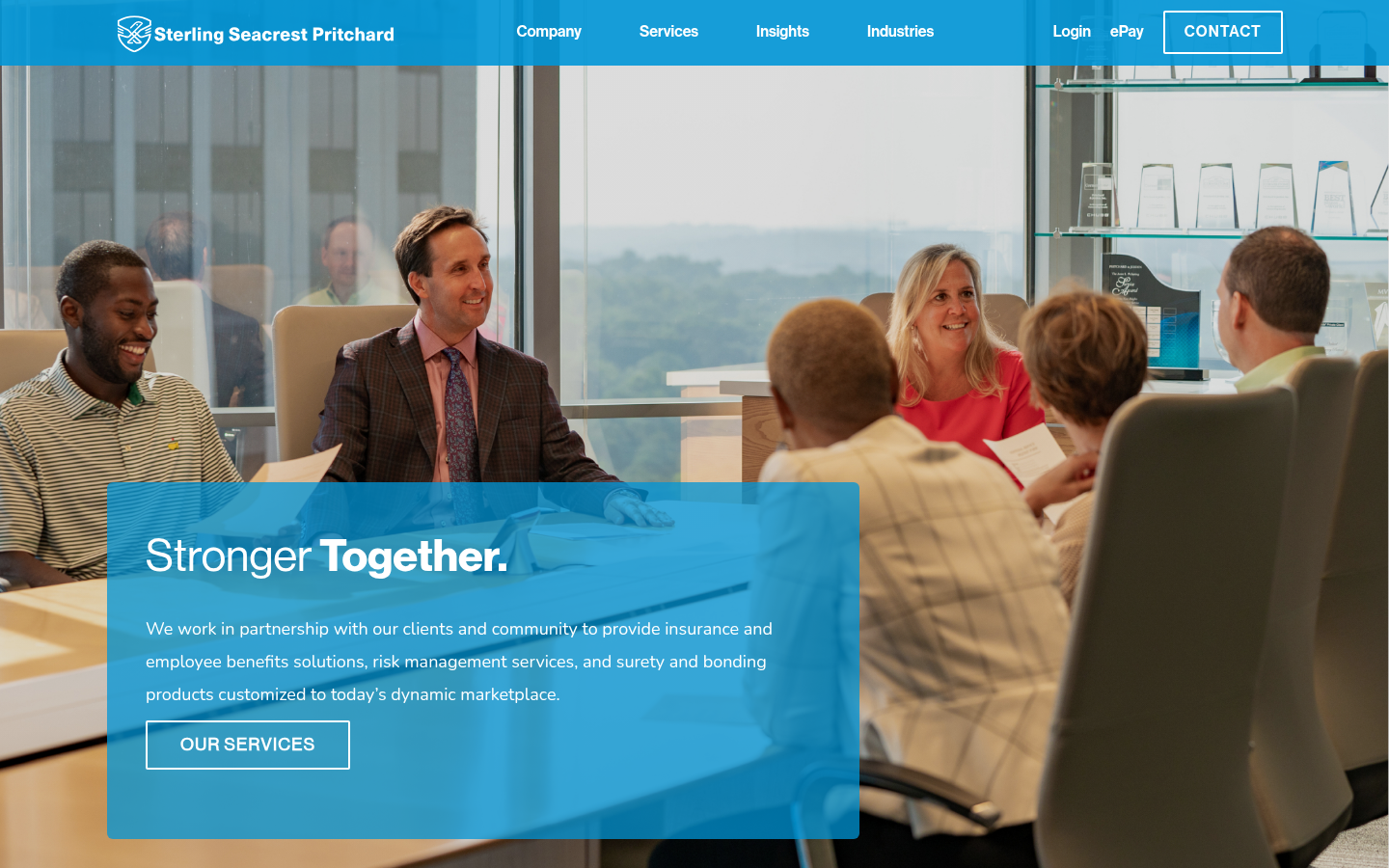 Sterling Seacrest Pritchard website homepage, Atlanta, GA