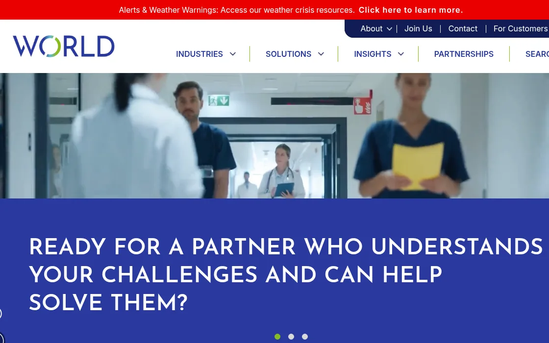 World Insurance Associates website homepage, Iselin, NJ