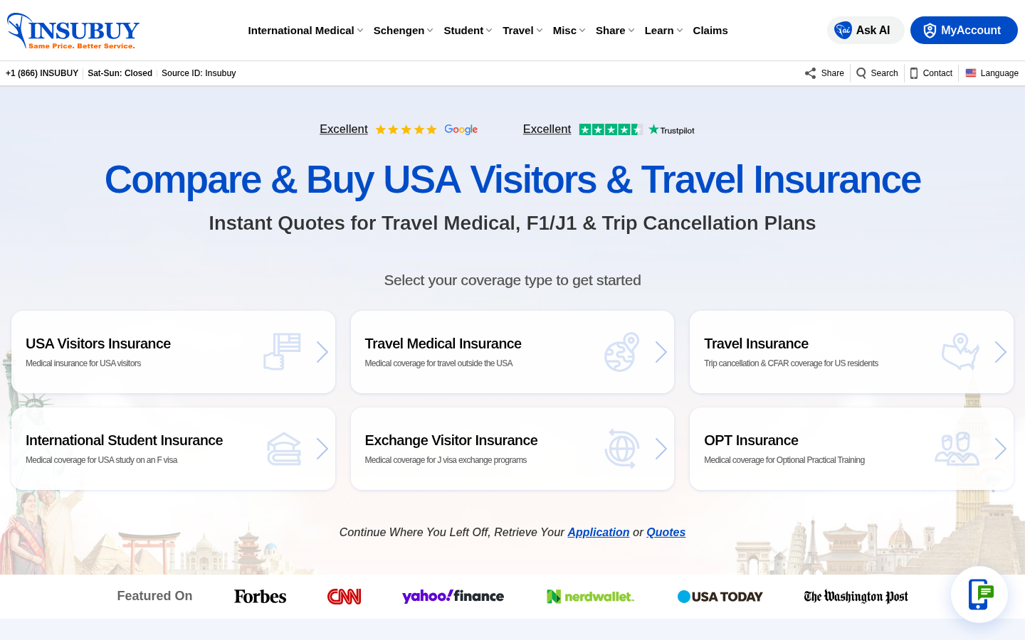 Insubuy LLC website homepage, Plano, TX