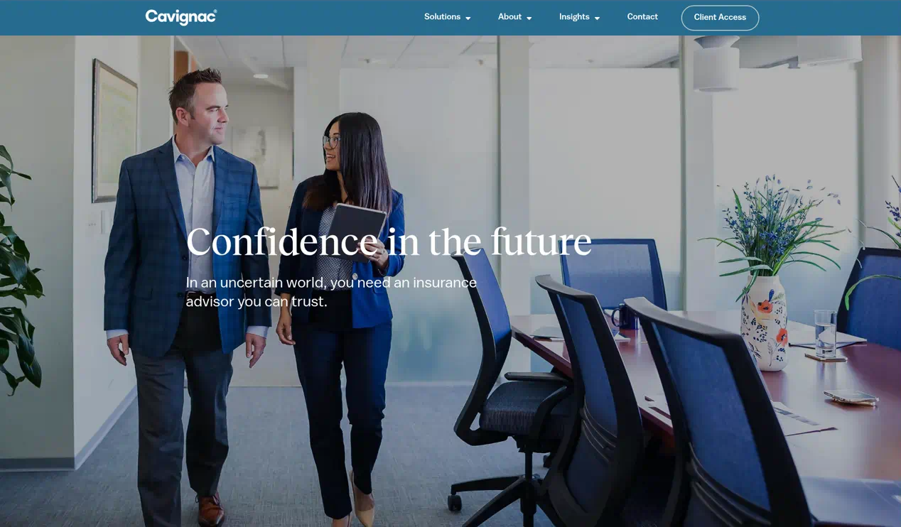 Website preview for Cavignac