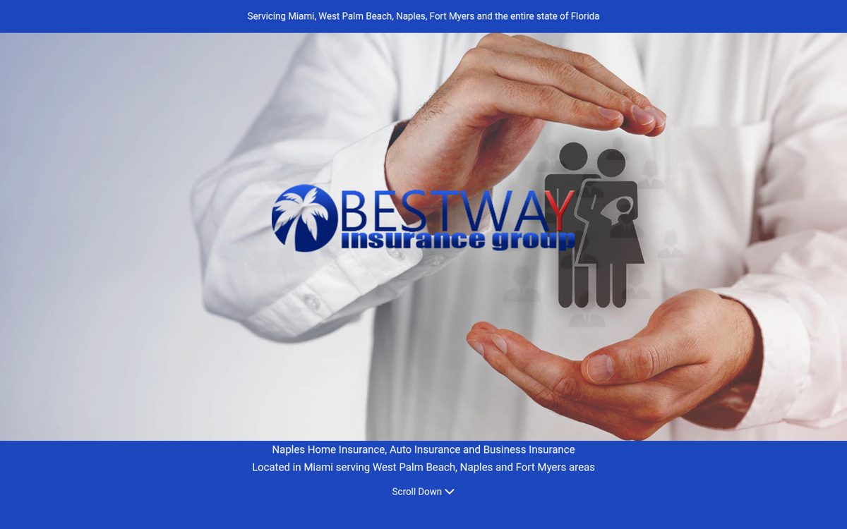 Bestway Insurance Group Inc website homepage, Miami, FL