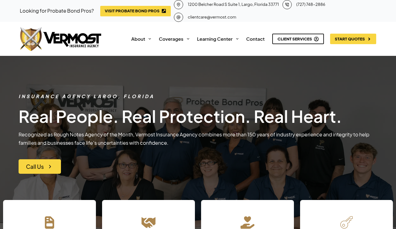 Website preview for Vermost Insurance Agency