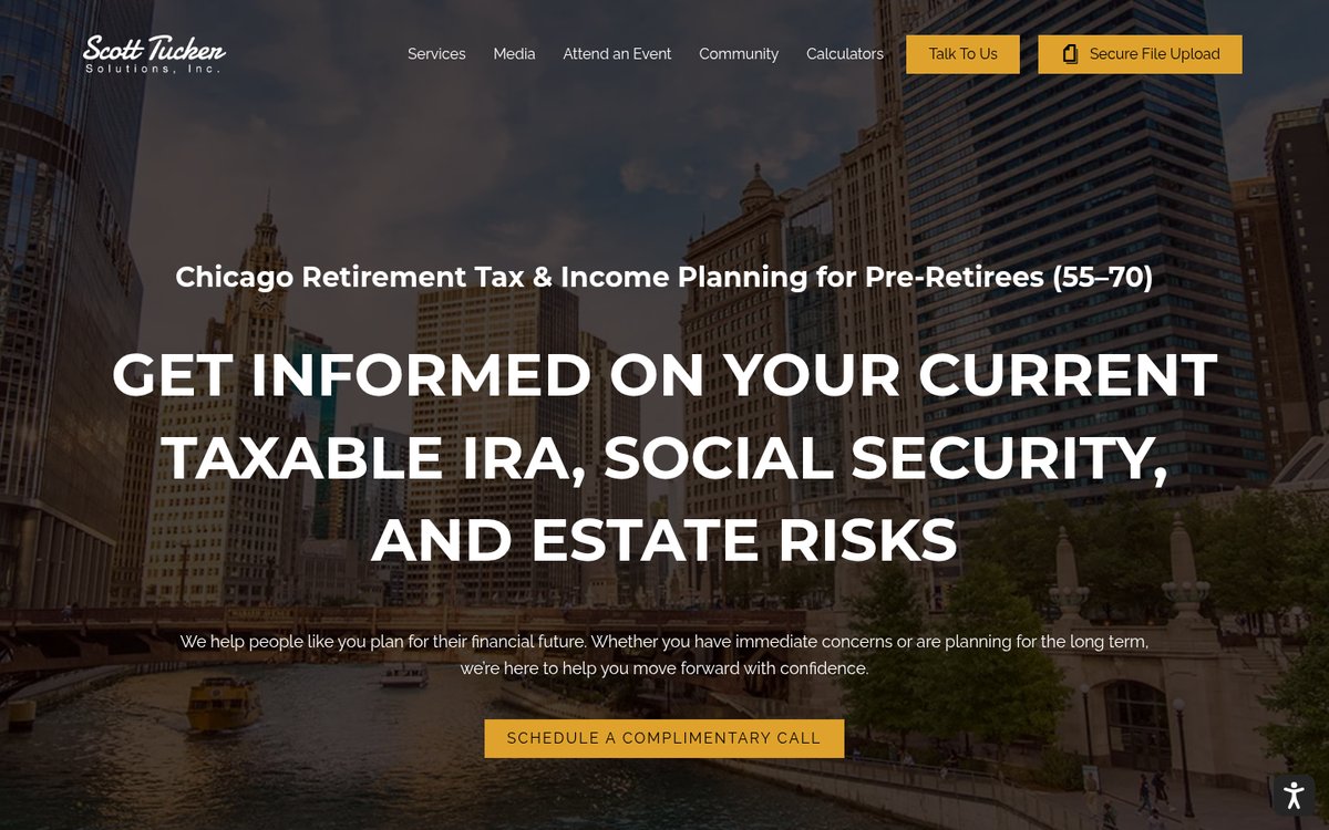 Scott Tucker Solutions website homepage, Chicago, IL