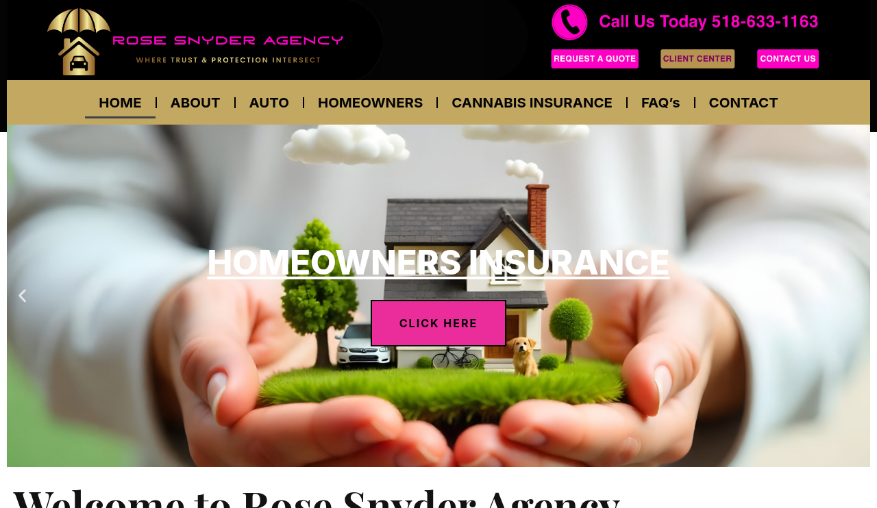 Website preview for Rose Snyder Agency