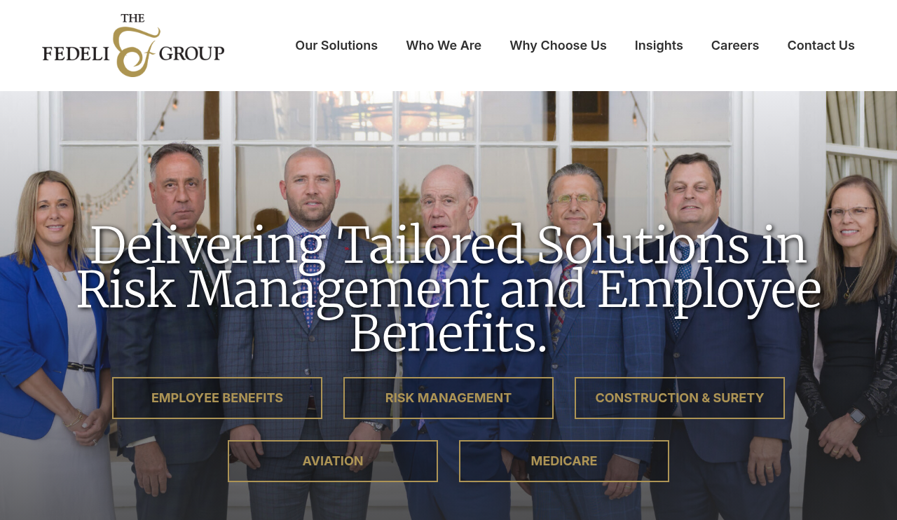 Website preview for The Fedeli Group