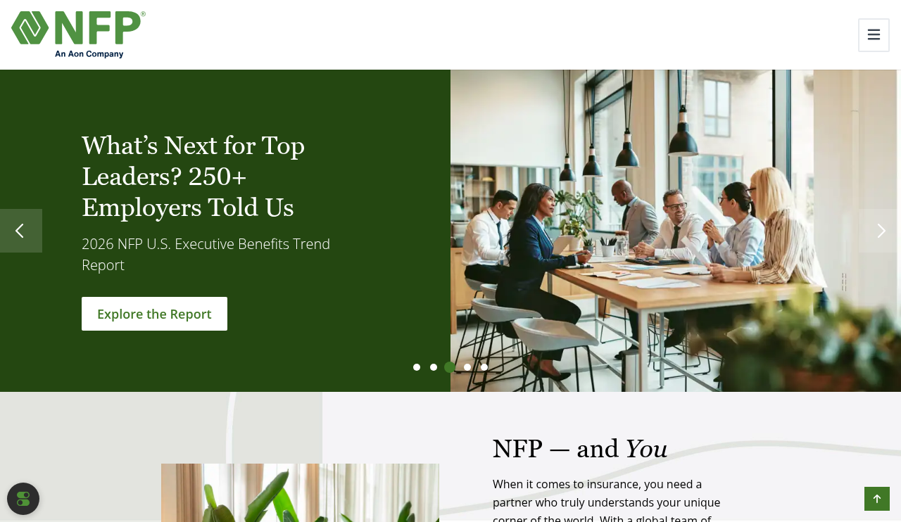 Website preview for NFP Insurance Services, Inc.