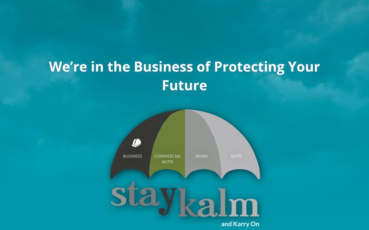 Stay Kalm website homepage, Dallas, TX