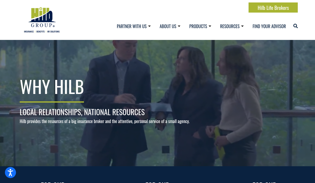 Website preview for The Hilb Group Operating Company, LLC
