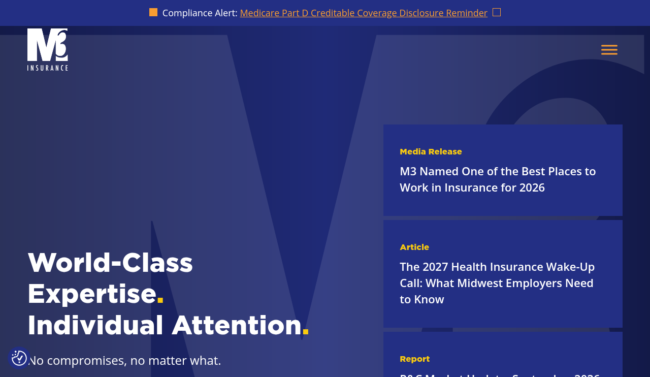 Website preview for M3 Insurance